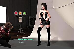 See how it feels like to expose your breasts at work in this fashion business game