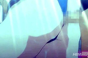 First-time anal adventure with Asian teen in hot hentai