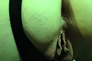 Beautiful housewife gets her wet pussy fucked by fan