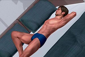 Sensual MILF with big boobs in hardcore 3D game