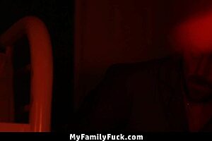 Young stepdad punishes horny teens for being too much