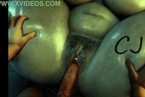 Alcina Dimitrescu gets a hard fuck from a black man