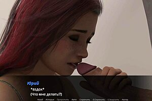 Beautiful 3D animated babe gets her lips wet in Echoes of Lust