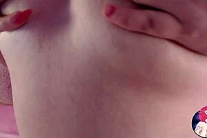 Beautiful girl with perfect body and big natural boobs in a solo set