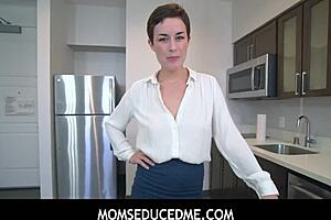 Hot milf Olive Glass gets anal sex for experience