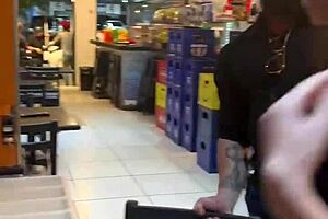 Gabes and Mel Khalifa in hardcore BDSM action outdoors