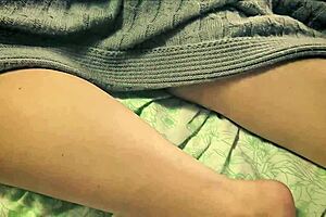 Stepson seduces busty stepmom in a taboo roleplay scene