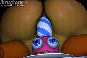 Vanny’s sensual domination in FNAF 2: a cartoon porn with a femdom and toy play