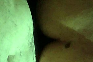 First time anal sex with a chubby amateur and a homemade creampie
