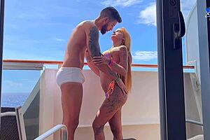 End of year cruise with my girlfriend on our balcony