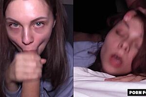 Young girlfriend gets wild ride on massive cock