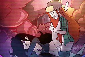 Futa Wendy in Gravity Falls animated hentai
