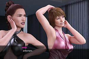3D animated video of a fashion business simulation game