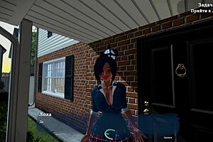 3D animated porn with a MILF next door fantasy