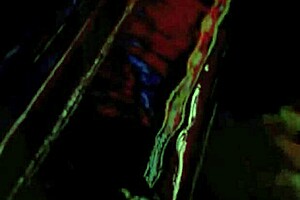 Vintage dark-skinned lover in London in interracial sex film