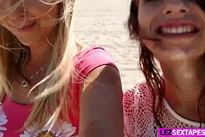 Lesbian sex tape with Ariana Grand and Mandy Armani