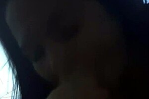 Young Asian couple enjoys hot sex scene in front of camera
