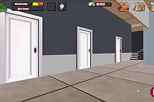 Max's life in 3D with curvy teens and big tits