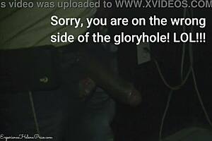 Married woman gets nailed by gloryhole enthusiasts outdoors