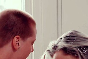 Full-fledged group sex with licking and muff diving action