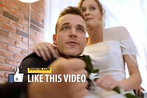 Stockings clad MILF seduces young tenant for hot sex