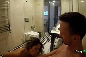 Steamy shower scene after Goddess sexydeas’ sensual scenes