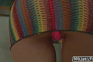 Leona gets rough sex and anal creampie in this video