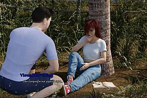 A shy girl's date in a 3D animated adventure