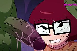 Daphne and Wilma in a hardcore gangbang with monsters