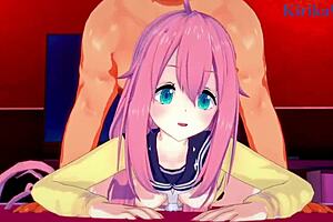 Nadeshiko and Aoi in hot action with an old man
