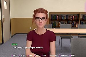 3D animated college party with big tits and rough sex