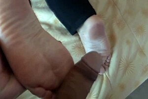 Hairy pussy gets a hot load from a big cock