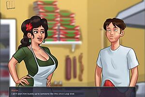 Summer story of forbidden love in anime style