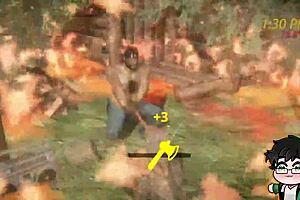 3D animated Christmas hentai with hot lumberjacks in a forest scene