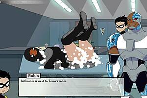 Cartoon porn with Animeraven in 18titans series