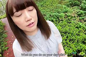 Hardcore Japanese teen Nagisa's first on-screen experience is uncensored