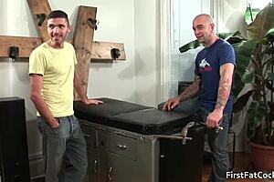 Gay sex with rough blowjobs and anal sex