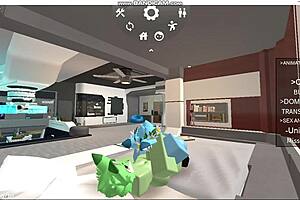 Gay Roblox users engage in oral sex with furries
