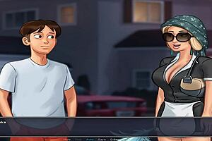 Hot summer adventure with a big cock lover