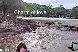 Beautiful Asian woman gets hardcore doggystyle sex from camera