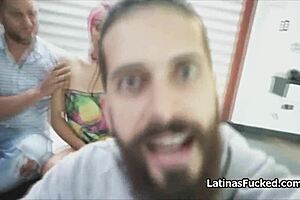 Beautiful Latina gets fucked on her first audition