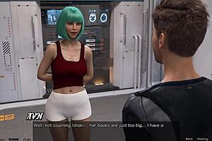 3D animated porn with a hot doctor and a facial finish