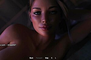 Hentai game with big tits and double penetration action