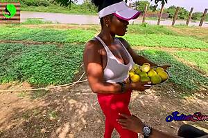 JulietSimone's big dick lover enjoys a hot and steamy experience with an orange vendor