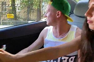 Stepsister gives a very hot blowjob and gets a facial in this video