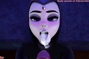 Hentai compilation featuring big tits and deepthroat action