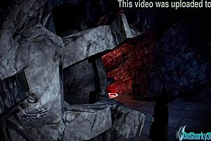 3D animated hentai with an otherworldly theme