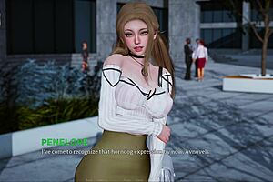 Beautiful anime babes with huge cans get fucked hard in 3D game