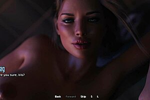 Hentai game with big tits and double penetration action