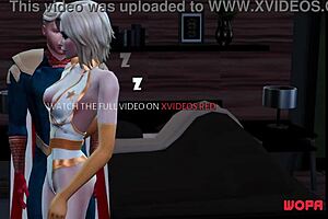 Husband's humiliation as Homelander and Annie January in 3D